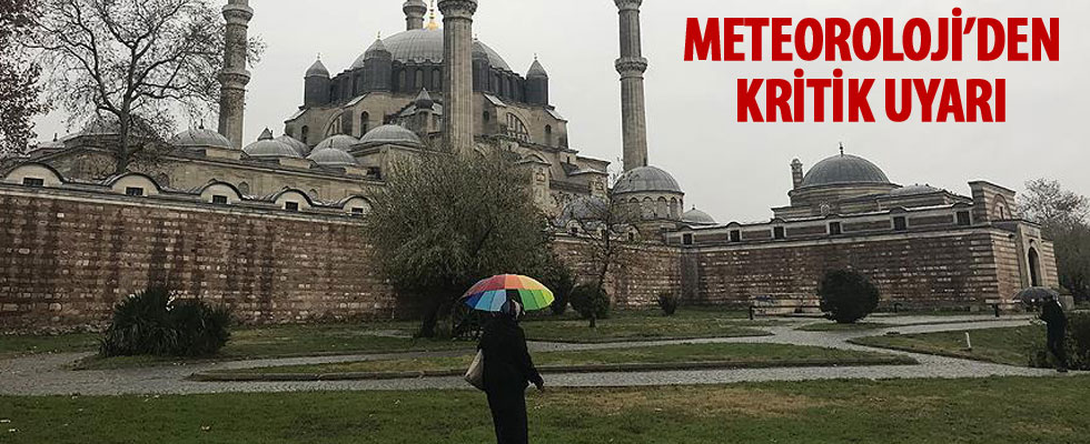 Marmara Bölgesi'nde sağanak bekleniyor