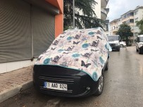 DOLU YAĞIŞI - Vatandaşlar Dolu İçin Böyle Önlem Aldı