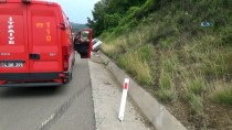 AKÇAALAN - Bolu'da Trafik Kazası Açıklaması 2 Yaralı