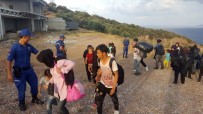 BADEMLI - Çanakkale'de 75 Kaçak Göçmen Yakalandı