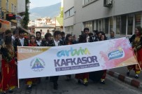 Artvin Kafkasör Festivali Boğalı Kortej Yürüyüşü İle Başladı