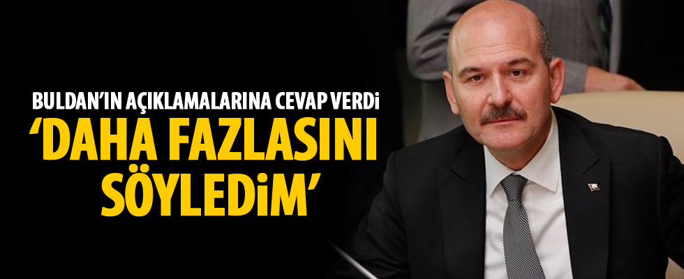 Süleyman Soylu: Buldan'ı aradım