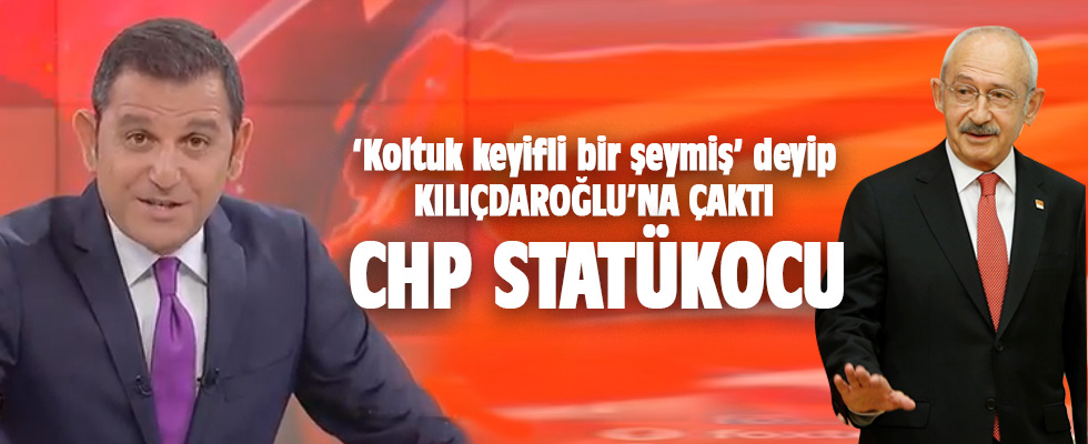 Fatih Portakal'dan CHP'ye: Statükocu