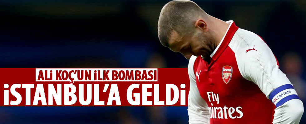 Arsenal'in yıldız ismi İstanbul'a geldi