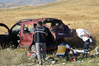 Kırıkkale'de Aynı Mevkide İki Ayrı Trafik Kazası Açıklaması 1 Ölü, 6 Yaralı