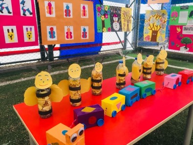 Beytüşşebap'ta Minik Öğrencilerin Sergisine Yoğun İlgi