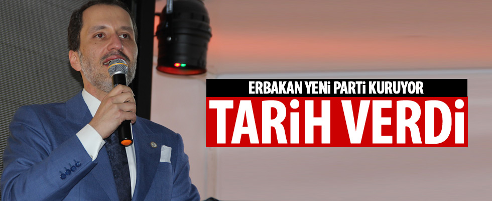 Fatih Erbakan yeni parti için tarih verdi