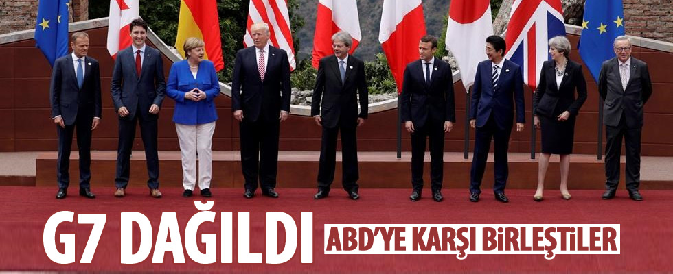 G7 üyesi 6 ülke ABD'ye karşı birleşti