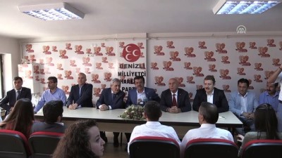 Zeybekci Denizli MHP İl Teşkilatı'nı Ziyaret Etti
