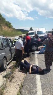 Denizli'de Trafik Kazası Açıklaması 6 Yaralı