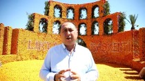 PORTAKAL FESTİVALİ - Finike'yi 50 Ton Portakaldan Heykelle Süslediler