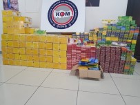 Mersin'de 700 Kilo Kaçak Nargile Tütünü Ele Geçirildi