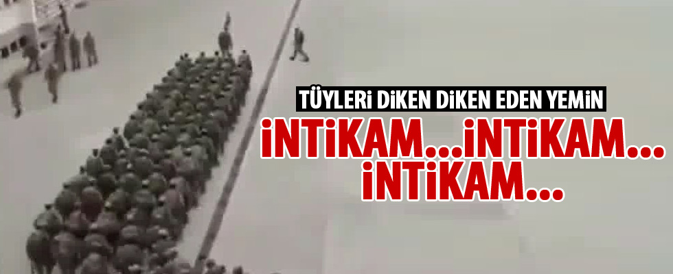 Askerin sosyal medyayı sallayan yemini