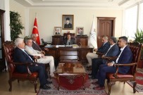 NACI KALKANCı - ATSO Yönetimi Vali Ve Emniyet Müdürü İle Bir Araya Geldi