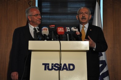 CHP Genel Başkanı Kılıçdaroğlu, TÜSİAD'ı Ziyaret Etti