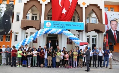 Şemsettin Fatma Çamoğlu İlköğretim Okulunun Resmi Açılışı Törenle Yapıldı