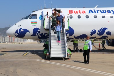 Azerbaycan'dan Gazipaşa'ya İlk Uçuş