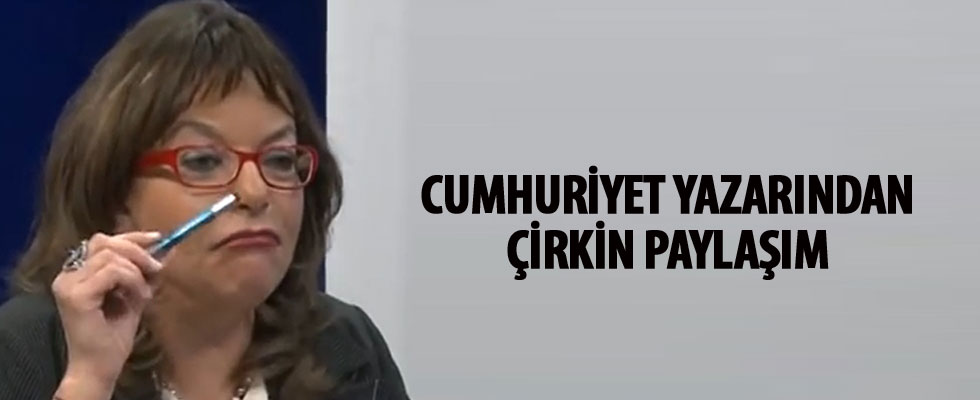 Mine Kırıkkanat'tan çirkin paylaşım