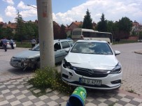 Tavşanlı'da Trafik Kazası Açıklaması 1 Yaralı