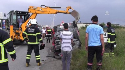 Tekirdağ'da Trafik Kazası Açıklaması 1 Yaralı
