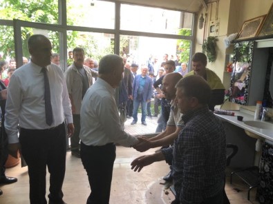 Bakan Arslan, Kağızman'da Esnafı Ziyaret Etti