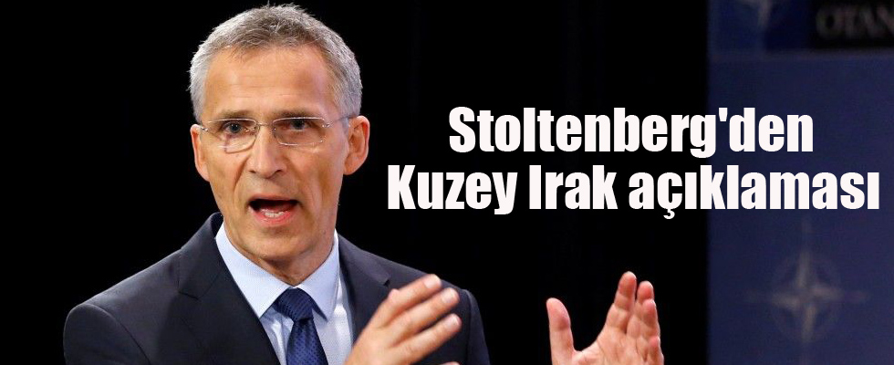 Stoltenberg'den Kuzey Irak açıklaması