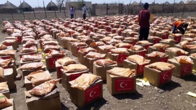 Türk Büyükelçiliğinden Eritreli Mültecilere Yardım Eli