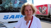 YAKIT TANKERİ - Yakıt Tankeriyle Yolcu Otobüsü Çarpıştı Açıklaması 10 Yaralı