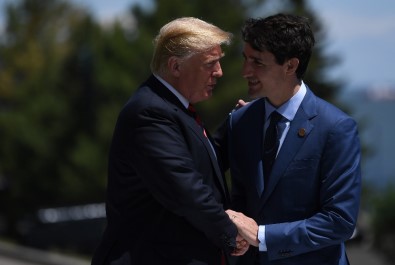 G7 Zirvesi'nde Trump, Kanada Başbakanı İle Görüştü
