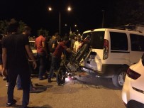 Kahta'da Trafik Kazası Açıklaması 1 Yaralı