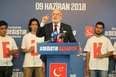 Saadet Partisi Lideri Karamollaoğlu Gaziantep'te 'E-Miting' Yaptı