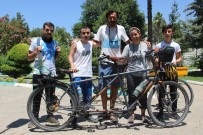 MARMARA BÖLGESI - Bisiklet Gezginleri Engelli Bireyler İçin Pedal Çeviriyor