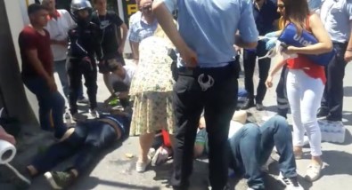 (Özel) Ortaköy'de Feci Kaza Açıklaması 3 Yaralı