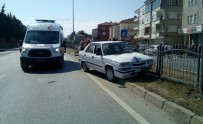 YAŞLI ADAM - Sınava Giderken Otomobille Yayaya Çarptı Açıklaması 1 Yaralı