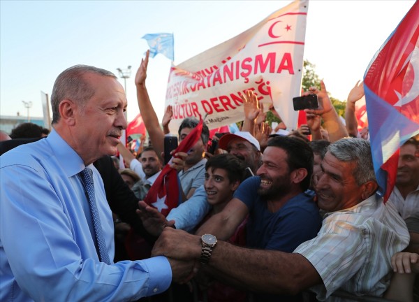 Türkiye Cumhurbaşkanı Erdoğan, KKTC'ye Geldi