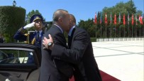 AZERBAYCAN CUMHURBAŞKANI - Aliyev Erdoğan'ı Böyle Karşıladı