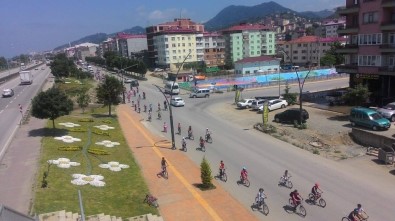 Bulancak'ta 15 Temmuz Şehitleri İçin Bisiklet Turu Yapıldı