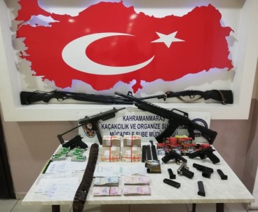 Kahramanmaraş'ta Organize Suç Örgütüne Şafak Operasyonu Açıklaması 7 Gözaltı