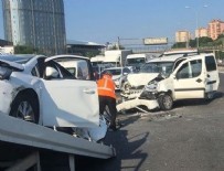 OKMEYDANI EĞİTİM VE ARAŞTIRMA HASTANESİ - TEM otoyolunda trafiği felç eden kaza!