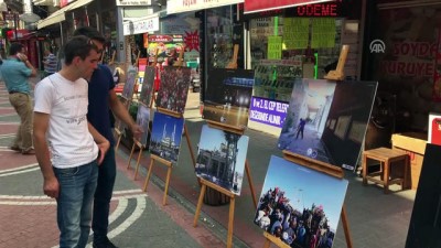 Bartın'da '15 Temmuz Şehitleri Resim Sergisi' Açıldı
