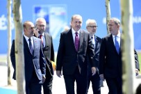 BULGARİSTAN CUMHURBAŞKANI - Cumhurbaşkanı Erdoğan NATO Karargahına Geldi