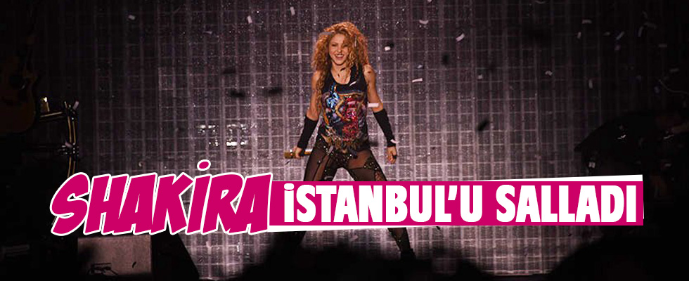 İstanbul’da Shakira rüzgarı