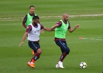 SLOVENYA - Trabzonspor Yağmur Altında Çalıştı