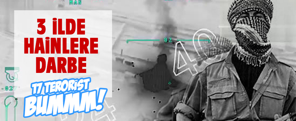 TSK: 17 terörist etkisiz hale getirildi