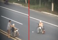 Çin'de Akılalmaz Kaza Kamerada