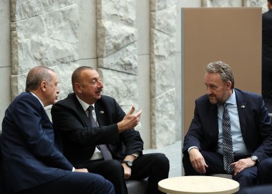 Cumhurbaşkanı Erdoğan, Aliyev'le Görüştü