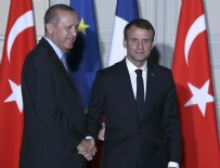 EMMANUEL MACRON - Erdoğan'ın Macron ile görüşmesi başladı