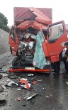 TIR ŞOFÖRÜ - TEM'de Korkutan Kaza Açıklaması 1 Yaralı