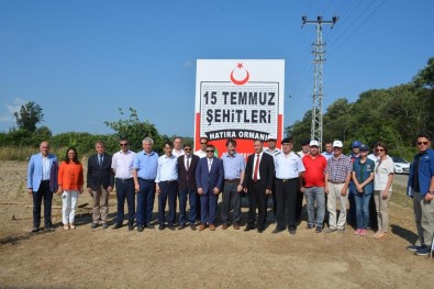 15 Temmuz Şehitleri Hatıra Ormanı Açılışı Yapıldı