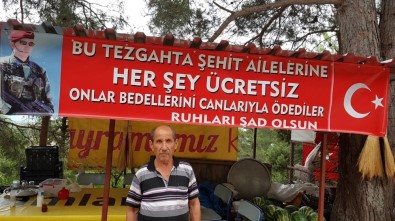 Bu Tezgahta Şehit Ailelerine Her Şey Ücretsiz